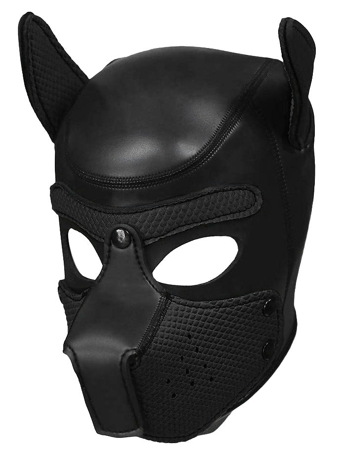 Puppy Play Hundemaske - Schwarz