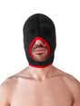 Blind Neoprene Face Fucker Hood - Schwarz/Rot