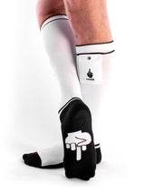 Fuck Party Socken mit Tasche - Weiß/Schwarz