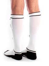 Fuck Party Socken mit Tasche - Weiß/Schwarz