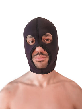 Neoprene Face Fucker Hood - Schwarz