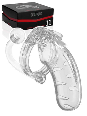 ManCage Peniskäfig Model 11 mit Plug - Transparent
