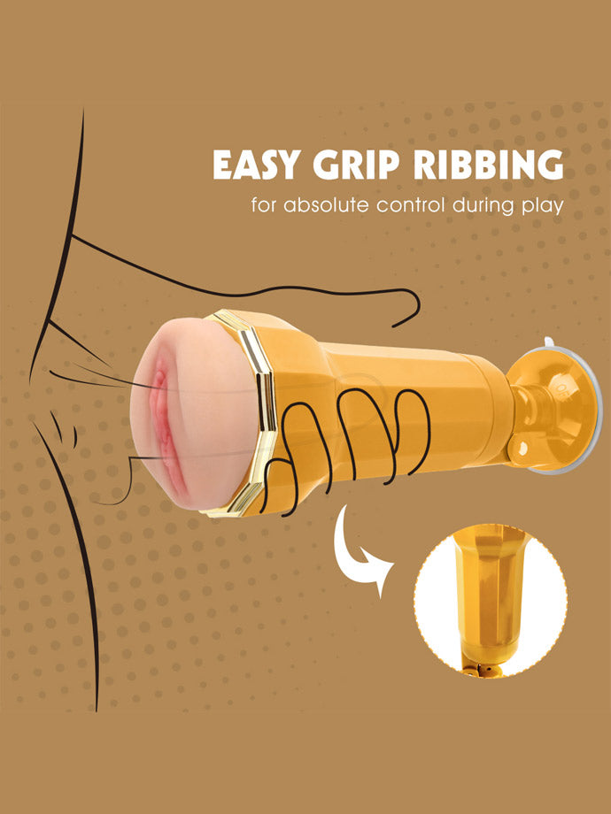 Ella Realistic Vagina Vibrating Cup