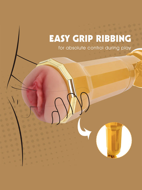 Shyla Realistic Vagina Vibrating Cup