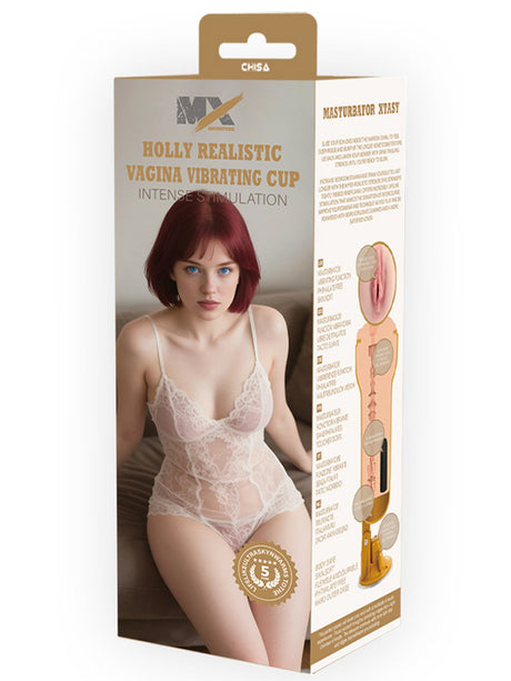 Holly Realistic Vagina Vibrating Cup