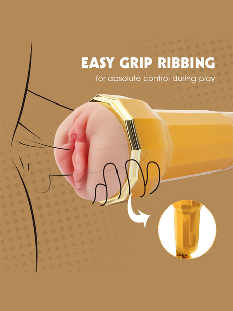 Darcey Realistic Vagina Vibrating Cup