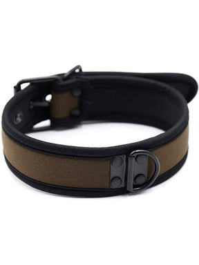 Puppy Play Neopren Halsband - Coffee