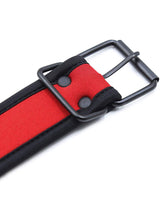 Puppy Play Neopren Halsband - Rot