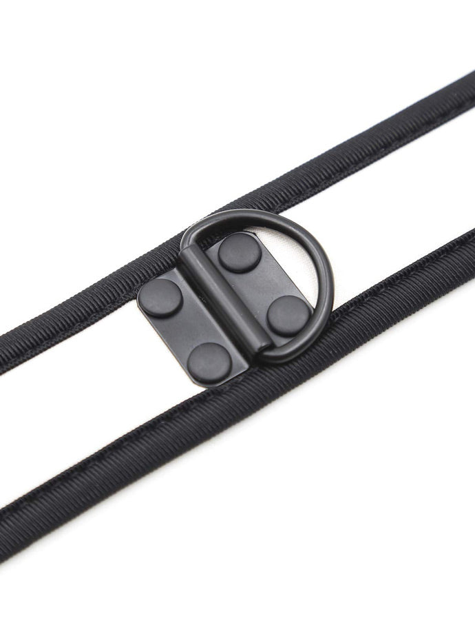 Puppy Play Neopren Halsband - Weiß