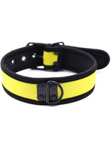 Puppy Play Neopren Halsband - Gelb