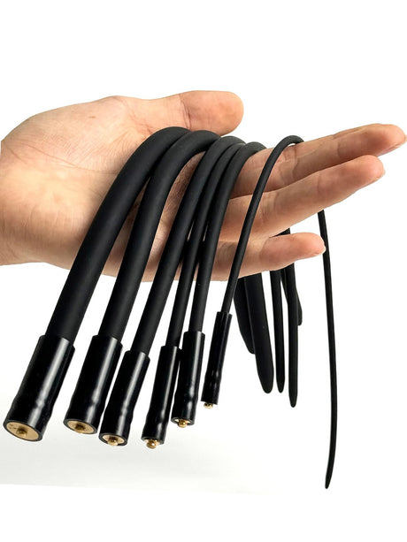 Electric Cock Rings + Dilator M für Electric Shocker