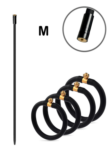Electric Cock Rings + Dilator M für Electric Shocker