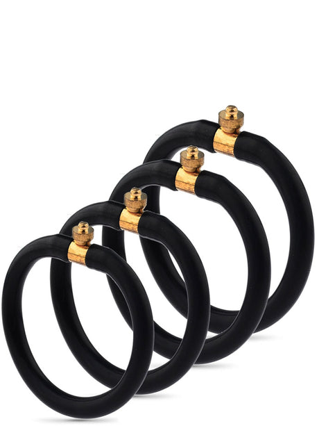 Electric Cock Rings + Dilator S für Electric Shocker