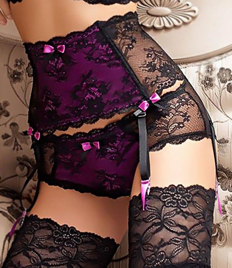 Roza - Push-Up BH Fifi Schwarz-Violett