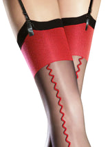 Fiore - Straps Feinstrümpfe Anais Schwarz