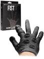FISTIT Silikon Stimulations Handschuh - Schwarz