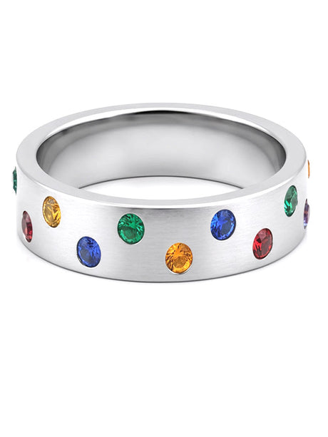 Heavy Caliber Cockring with Gems