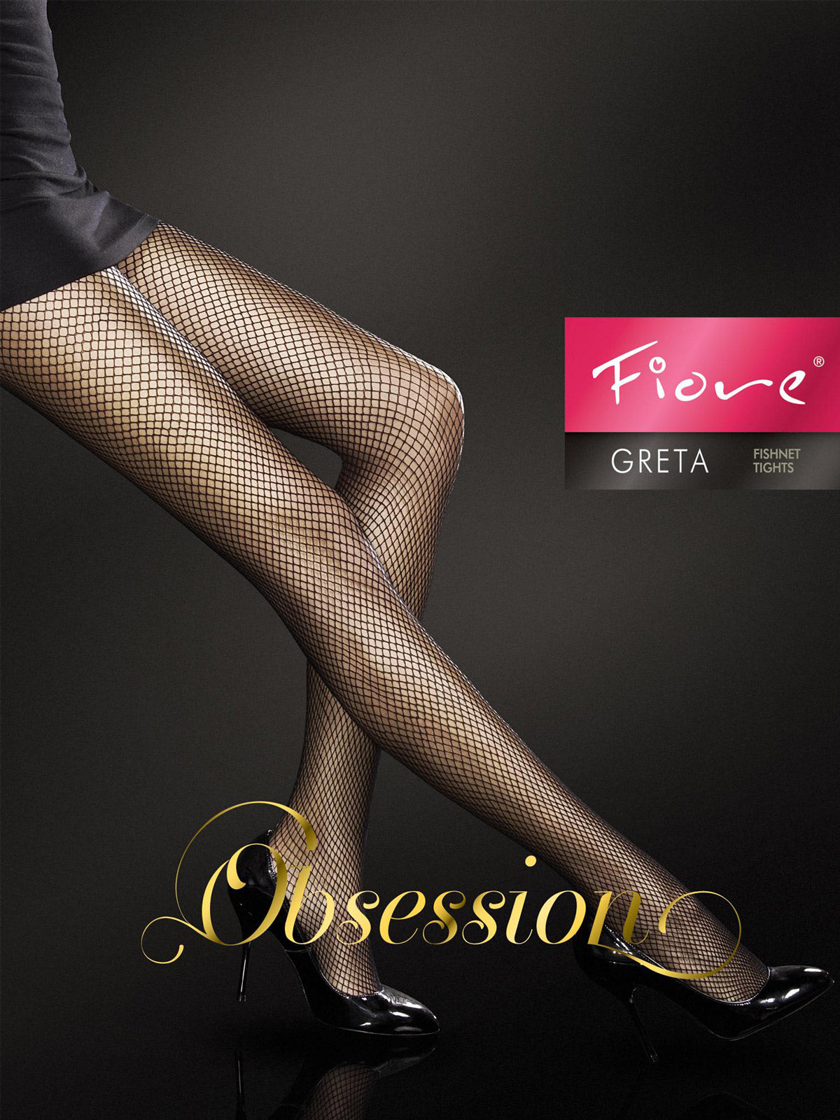Fiore - Netzstrumpfhose Greta Weiß