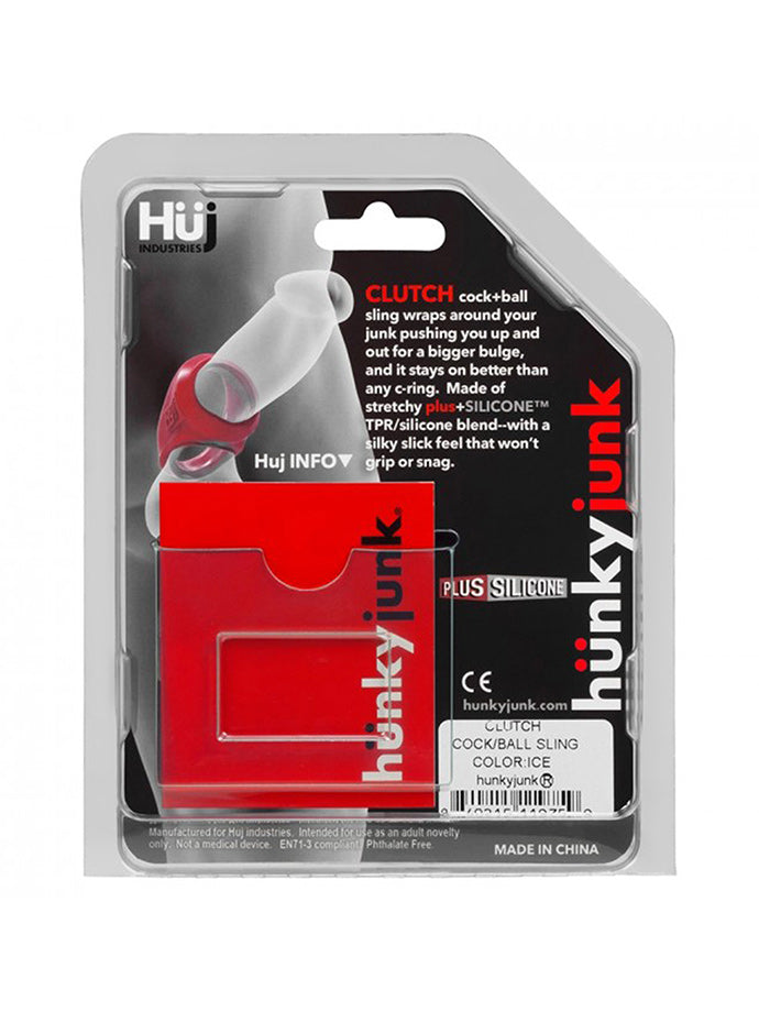 Hünkyjunk - Clutch -  Cock & Ball Sling - Transparent