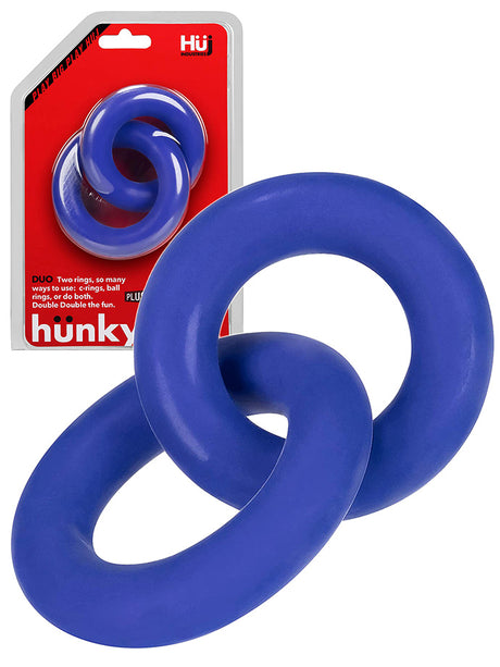 Hünkyjunk - Duo - Linked Cock Rings - Cobalt