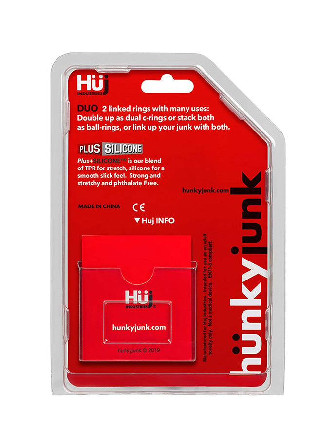 Hünkyjunk - Duo - Linked Cock Rings - Cobalt