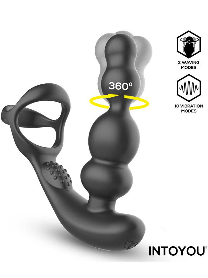 KLARK - Waving & Vibrating Anal Plug with Remote