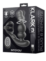 KLARK - Waving & Vibrating Anal Plug with Remote