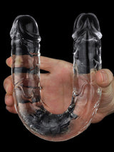Flawless Clear 12 inch Double Dildo