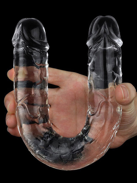 Flawless Clear 12 inch Double Dildo