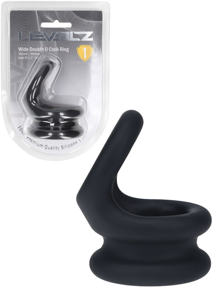 Levelz - Wide Double O Cock Ring - medium