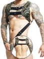 DNGEON Top Cockring Harness - Grün