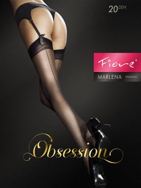 Fiore - Straps Feinstrümpfe Marlena Schwarz