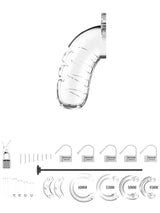 ManCage Peniskäfig Model 16 mit Dilator - Transparent