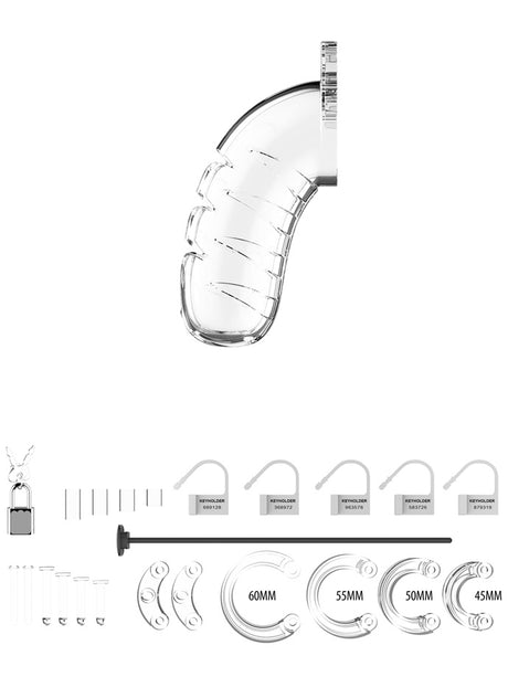 ManCage Peniskäfig Model 16 mit Dilator - Transparent