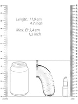 ManCage Peniskäfig Model 16 mit Dilator - Transparent