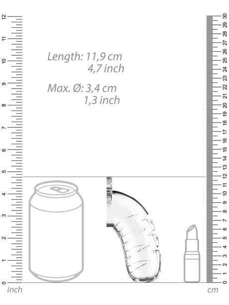 ManCage Peniskäfig Model 16 mit Dilator - Transparent