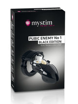 Mystim Pubic Enemy No 1 - Black Edition - Verpackung beschädigt