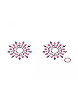 Gloria - Brustschmuck - schwarz/pink