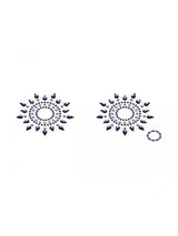 Gloria - Brustschmuck - schwarz/violett