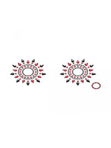 Gloria - Brustschmuck - schwarz/rot