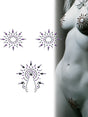Gloria - Brust- und Venushügelschmuck - schwarz/violett