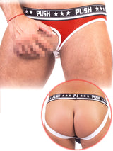 '- Push - Premium Mesh Cockfoster - Rot/Weiß