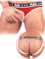 '- Push - Premium Mesh Cockfoster - Rot/Weiß