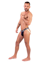 '- Push - Premium Mesh Jock - Navy/Weiß