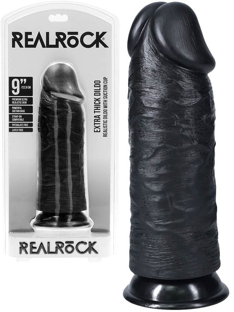 RealRock - Dildo 9 inch ohne Hoden - Extra Thick