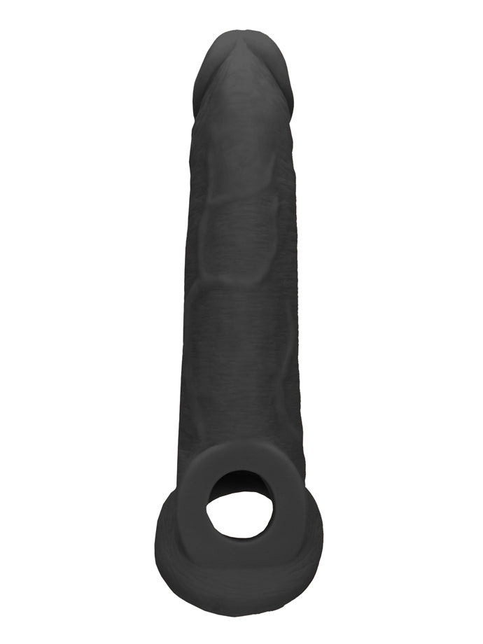 RealRock - Penis Sleeve 9 inch - Schwarz