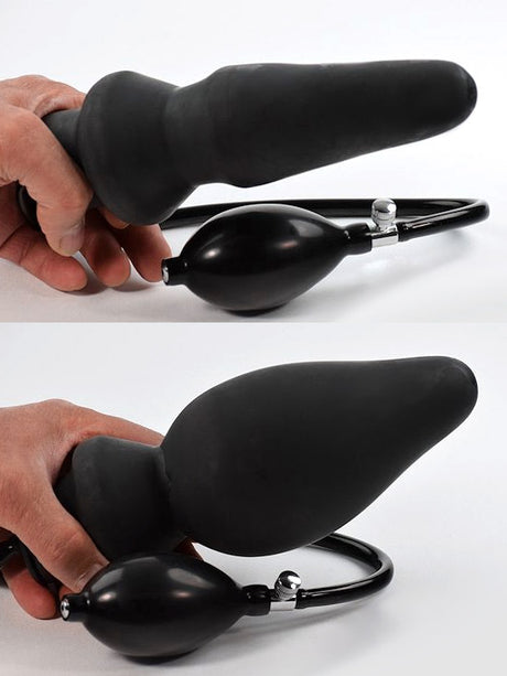 Inflatable Butt Plug With Massive Core - Large