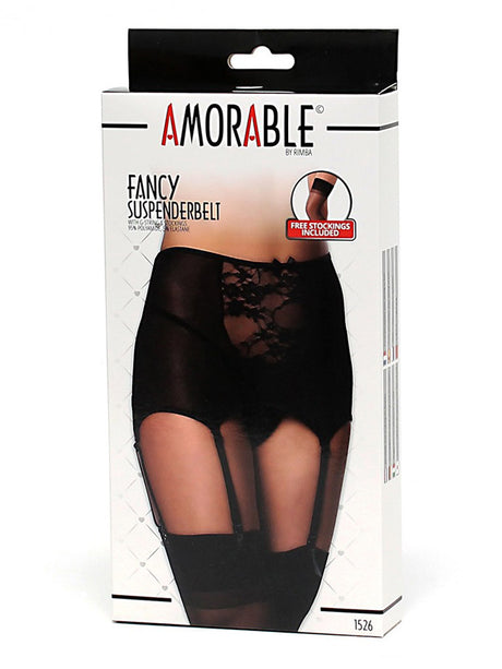 Fancy Strapsgürtel mit String und Strümpfen