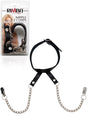 Brustklammern mit Kette und Halsband