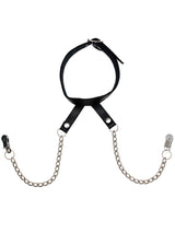 Brustklammern mit Kette und Halsband